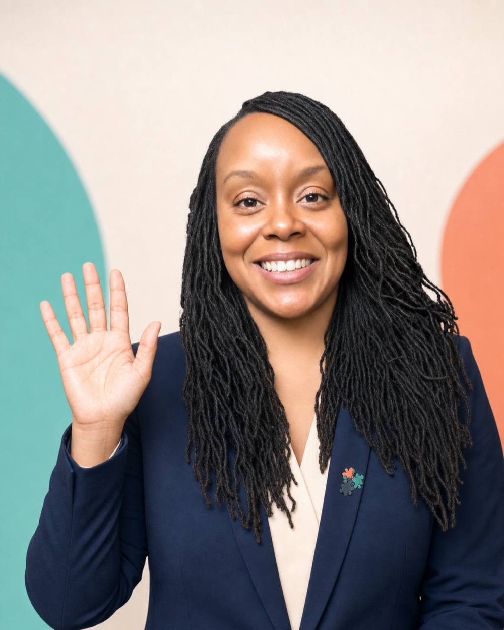 Latoya waves hello, The Nonprofit Thrive Architect